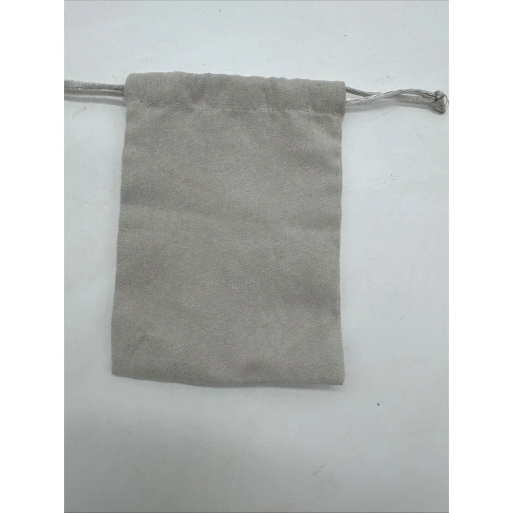 Kendra‎ Scott Necklace Jewelry Storage Bag Only! Gray With Gold Lettering